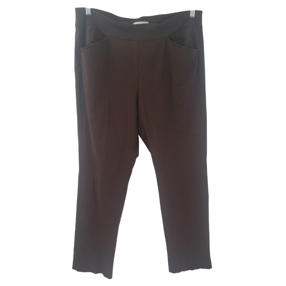 Talbots Brown Dress Pants Womens Plus Size 16W